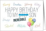 #40+ Best Happy Birthday Stepson Status Wishes (Quotes, Greetings, Messages) 3